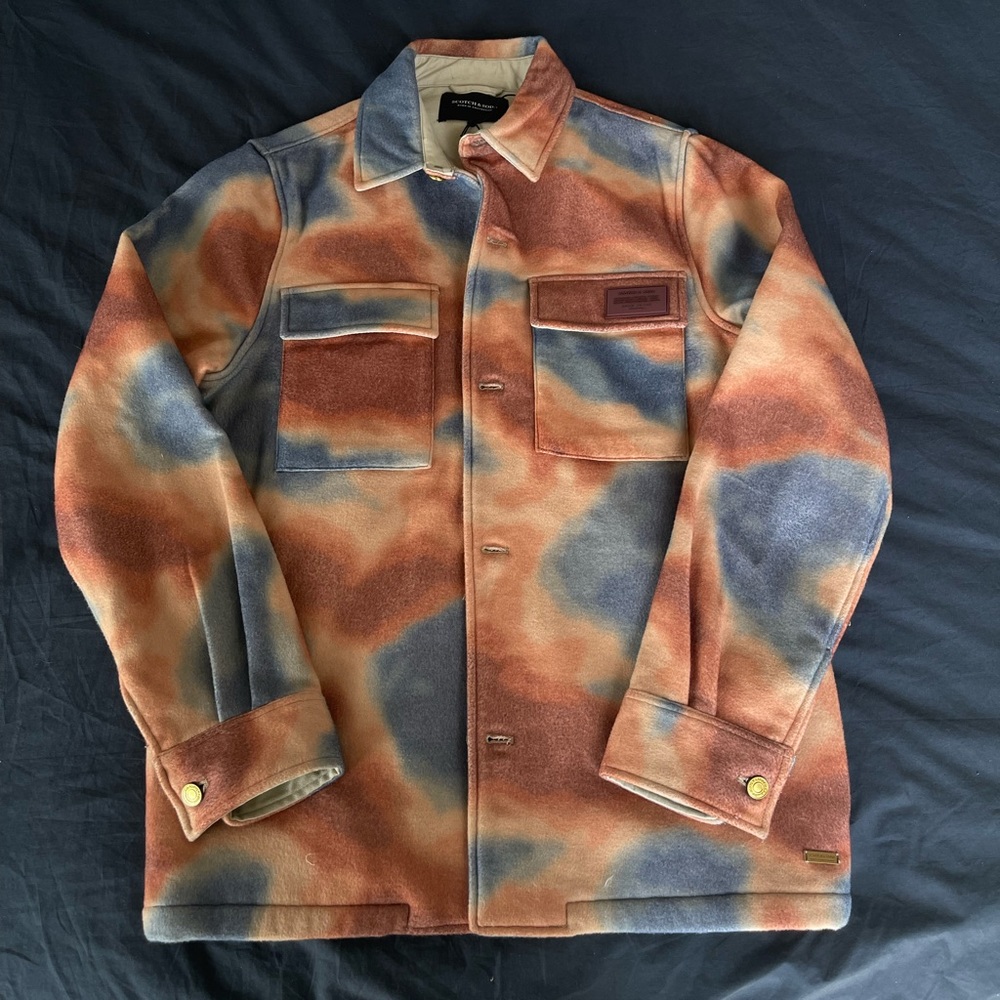 Scotch & Soda Tie-Dye Shirt Jacket